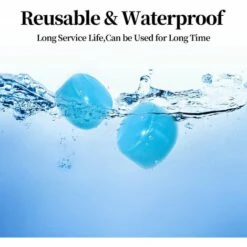 TRIOMPHE Bouchon D'Oreille, 6 Paires Boule Quies En Silicone Quies Moulables, Réutilisables Pour Sommeil Suppression Du Bruit Dormir Natation Ronflement (Bleu) -Protection des voies respiratoires Soldes 39709961 3