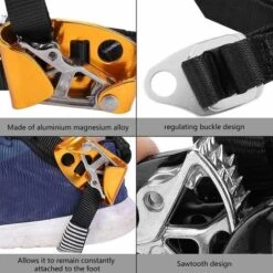 TRIOMPHE Descendeur D'escalade Ascenseur De Pied Hand Ascender Pour La SéCurité Alpinisme En Plein Air -Protection des voies respiratoires Soldes 39710011 5