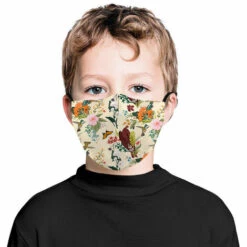 TRIOMPHE Masque Facial Coton 2 Couches 2 PCs Masque Anti Poussière UV Protection Réutilisable De Mode Unisexe Couvre-visage Lavable -Protection des voies respiratoires Soldes 39710164 3