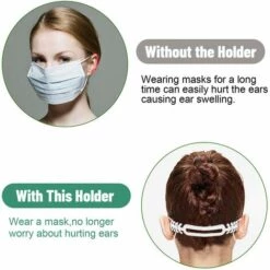 BETTERLIFE Lot De 6 Supports De Masque Protection Pour Rouge à Lèvres, Avec 6 Crochets Pour Boucle D'extension Masque.Support Interne Pour Le Nez Et La Respiration En Douceur 8 BETTERLIFE Lot De 6 Supports De Masque Protection Pour Rouge à Lèvres, Avec 6 Crochets Pour Boucle D'extension Masque.Support Interne Pour Le Nez Et La Respiration En Douceur -Protection des voies respiratoires Soldes 39718349 2