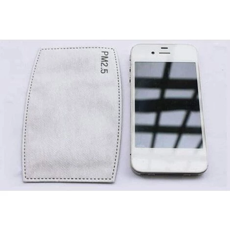 VERSAILLESFR Lot De 50 Filtres à Charbon Actif Remplaçables PM 2,5-5 Couches De Chiffon Anti-buée 5 VERSAILLESFR Lot De 50 Filtres à Charbon Actif Remplaçables PM 2,5-5 Couches De Chiffon Anti-buée – Image 3