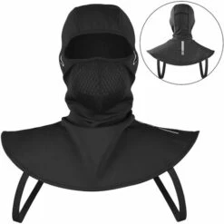 ASUPERMALL Masque De Ski D'Hiver Thermique Cyclisme Coupe-Vent Balaclava Face Cover Pour Hommes Femmes Sports De Plein Air Cyclisme Ski Snowboard Moto,Noir, Epais -Protection des voies respiratoires Soldes 40273556 3