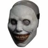 HAPPYSHOPPING Halloween Effrayant Masque Souriant Jeu De Role Masque D'horreur Masque De Demon Pour La Fete D'halloween, Modele: Gris - Modele:Gris -Protection des voies respiratoires Soldes 40448653 1