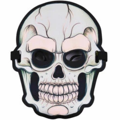 HAPPYSHOPPING Halloween Scary Mask LED Masques Lumineux Actives Par Le Son Avec Sangle Elastique Reglable Pour Le Festival Costume Party Cosplay, Modele: Type B - Modele : Type B -Protection des voies respiratoires Soldes 40450152 2