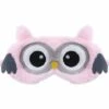 TANABATA Animaux Masque De Sommeil Femme Enfant Fille Peluche Soie 3D Moelleux Masque De Nuit Occultant Mignon Masque Pour Les Yeux Pour Dormir Voyage Sieste
