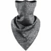 GOLOVEJOY Cyclisme Face Cover Femmes Hommes Respirant Reflechissant Visage Cou Cache-Cou Pour La Peche Sur Glace Camping Alpinisme, Gris Clair -Protection des voies respiratoires Soldes 40637008 1
