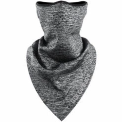 GOLOVEJOY Cyclisme Face Cover Femmes Hommes Respirant Reflechissant Visage Cou Cache-Cou Pour La Peche Sur Glace Camping Alpinisme, Gris Clair
