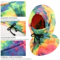 AIDUCHO Hiver Polaire Visage Couverture Femmes Hommes Coupe-vent Ski Cagoule Chaud Neige Capuche Pour Moto Ski Pêche Sur Glace Camping - 1# -Protection des voies respiratoires Soldes 41416178 3