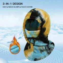 AIDUCHO Hiver Polaire Visage Couverture Femmes Hommes Coupe-vent Ski Cagoule Chaud Neige Capuche Pour Moto Ski Pêche Sur Glace Camping - 1# -Protection des voies respiratoires Soldes 41416178 4