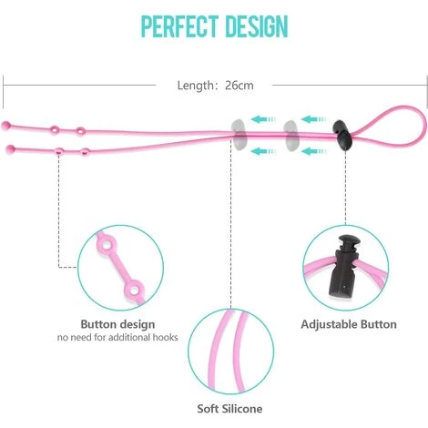 ILOVEMILAN 10pcs Attache Masque En Silicone Accroche Masque Derrière Tête Crochet Extension De Sangle De Masque Enfant Adulte Attaches Protection Oreille,noir 6 ILOVEMILAN 10pcs Attache Masque En Silicone Accroche Masque Derrière Tête Crochet Extension De Sangle De Masque Enfant Adulte Attaches Protection Oreille,noir – Image 4