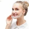 BETTERLIFE BETTE 10pcs Visière De Protection Réutilisable En Blanc - Couvre Bouche Et Nez Facial - Protection Visage Anti-Salive Anti-Eclaboussure Facial Protection Pour Homme Femme