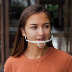 BETTERLIFE BETTE 10pcs Visière De Protection Réutilisable En Blanc - Couvre Bouche Et Nez Facial - Protection Visage Anti-Salive Anti-Eclaboussure Facial Protection Pour Homme Femme -Protection des voies respiratoires Soldes 41558255 4