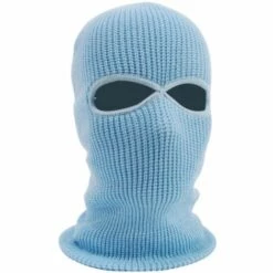 ILOVEMILAN Masque De Ski Cagoule 2 Trous, Masque Intégral En Tricot Chaud D'hiver, Pour Le Ski, Le Snowboard, La Moto Et Les Sports De Plein Air(bleu Ciel)