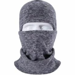 ILOVEMILAN Coupe-Vent Cagoules Masque De Visage Ski Moto Capuche Calotte De Cyclisme, Respirant Chaud Hiver Élastique Taille D'hommes Et Femmes (gris)