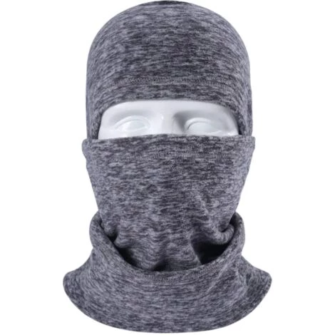 ILOVEMILAN Coupe-Vent Cagoules Masque De Visage Ski Moto Capuche Calotte De Cyclisme, Respirant Chaud Hiver Élastique Taille D'hommes Et Femmes (gris) 3 ILOVEMILAN Coupe-Vent Cagoules Masque De Visage Ski Moto Capuche Calotte De Cyclisme, Respirant Chaud Hiver Élastique Taille D'hommes Et Femmes (gris)