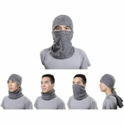 ILOVEMILAN Coupe-Vent Cagoules Masque De Visage Ski Moto Capuche Calotte De Cyclisme, Respirant Chaud Hiver Élastique Taille D'hommes Et Femmes (gris) 11 ILOVEMILAN Coupe-Vent Cagoules Masque De Visage Ski Moto Capuche Calotte De Cyclisme, Respirant Chaud Hiver Élastique Taille D'hommes Et Femmes (gris) -Protection des voies respiratoires Soldes 41575541 5