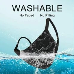 ILOVEMILAN Masque De Protection - 100% Coton Pour Femme, Homme, Lavable Réutilisable 5pcs (Noir) 7 ILOVEMILAN Masque De Protection - 100% Coton Pour Femme, Homme, Lavable Réutilisable 5pcs (Noir) -Protection des voies respiratoires Soldes 41575545 3