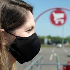 ILOVEMILAN Masque Réutilisable Disponible En Plusieurs Tailles - Confort Respirant, Masque De Sécurité, Lavable Entièrement Machine Noir（3pcs) -Protection des voies respiratoires Soldes 42070431 5