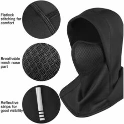 HAPPYSHOPPING Masque De Cagoule Pour Temps Froid Coupe-vent Thermique Hiver Echarpe Chauffe-cou Pour Cyclisme Moto Course Ski Snowboard, Modele: Style 3 - Modele : Style 3 -Protection des voies respiratoires Soldes 42074196 5
