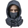 HAPPYSHOPPING Hiver Chaud Polaire Cagoule Sports D'hiver Casquette Couvre-cou Cache-cou Pour Cyclisme Ski Moto, Modele: Gris - Modele:Gris -Protection des voies respiratoires Soldes 42109313 1