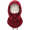 HAPPYSHOPPING Hiver Polaire Visage Couverture Femmes Hommes Coupe-Vent Ski Balaclava Chaude Capuche De Neige Pour Moto Ski Peche Sur Glace Camping, Modele: Rouge Fonce - Modele: Rouge Fonce -Protection des voies respiratoires Soldes 42109823 1