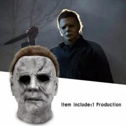 BRIDAY Halloween Michael Myers Masque Horreur Cosplay Costume 11 BRIDAY Halloween Michael Myers Masque Horreur Cosplay Costume -Protection des voies respiratoires Soldes 42236405 5