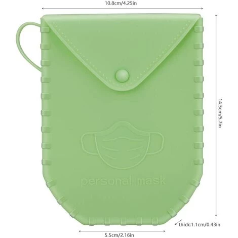 BRIDAY 3 Pièces Etui De Rangement Masque, Bo?te De Rangement Pour Masque,rangement Pour Masque Portable Antibactérien Anti Imperméable Anti Poussière 5 BRIDAY 3 Pièces Etui De Rangement Masque, Bo?te De Rangement Pour Masque,rangement Pour Masque Portable Antibactérien Anti Imperméable Anti Poussière – Image 3