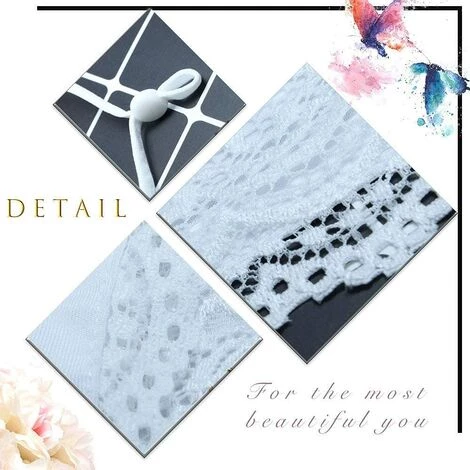 HIASDFLS Masque Facial Tendance En Dentelle Et Perles Pour Enterrement De Vie De Jeune Fille 6 HIASDFLS Masque Facial Tendance En Dentelle Et Perles Pour Enterrement De Vie De Jeune Fille – Image 4