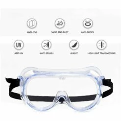Lunettes De Sécurité PVC,Triomphe Lunettes De Protection Virus Lunettes Antibuée Et Anti-Rayures Pour Le Travail Et Le Sport, Hommes, Femmes -Protection des voies respiratoires Soldes 43349182 4