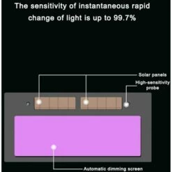 Lunettes De Soudage Professionnelles Triomphe , Lunettes De Soudage Automatiques, Lunettes De Protection Contre L'éblouissement Pour Les Travaux De Soudage -Protection des voies respiratoires Soldes 43349187 4