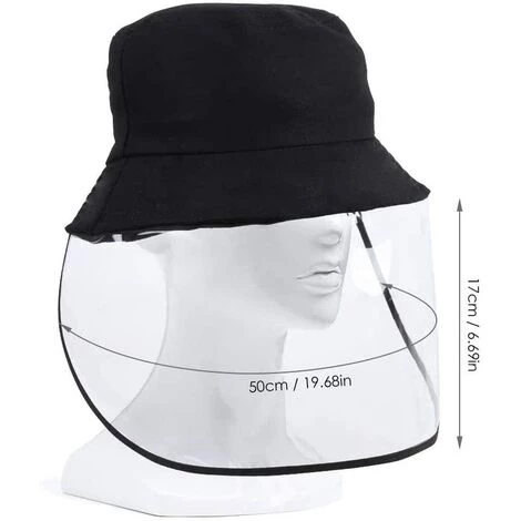 Capuchon Anti-buée, Chapeau De Soleil, Chapeau De Visière Étanche à La Poussière Amovible Avec Visière Transparente Visible Pour L'extérieur, Les Voyages, Le Travail Triomphe (Noir) 4 Capuchon Anti-buée, Chapeau De Soleil, Chapeau De Visière Étanche à La Poussière Amovible Avec Visière Transparente Visible Pour L'extérieur, Les Voyages, Le Travail Triomphe (Noir) – Image 2