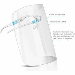 Components Visières De Sécurité Pour Le Visage Protection Complète Résistant Aux éclaboussures Anti-buée Léger Réglable Transparent Unisexe Triomphe Lot De 10 -Protection des voies respiratoires Soldes 43349202 3