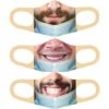 3 Pièces Bandit Prank Masque Visage Lavable Bouche Couverture, Visage Drôle Tiré Vers Le Bas Prank Bouche Couvrant Trick Prank Motif Masques Pour Hommes Femmes (Hommes)，Starlight -Protection des voies respiratoires Soldes 43370842 1