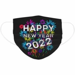 50 PCS Femmes Jetable 3 Couches Visage_Masque Non Tissé Anti-Poussière Respirant Avec Crochets D'oreille élastiques,Bonne Année 2022 Imprimé Bandeaux Pour Fille Protéger Contre La Poussière，Starlight -Protection des voies respiratoires Soldes 43370871 5