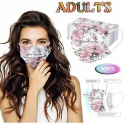50 PCS Jetables Unisexe Adultes Bandana De Visage Couleur Unie 3 Couches étanche à La Poussière En Plein Air Tissu Revêtement Du Visage Foulard Homme Et Femme，Starlight -Protection des voies respiratoires Soldes 43370875 3