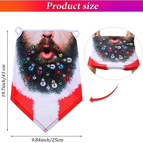 ILOVEMILAN 6 Pcs Noël Visage Bandanas Multi-fonctionnel Cache-Cou Écharpe Chapeaux Bandeau 6 ILOVEMILAN 6 Pcs Noël Visage Bandanas Multi-fonctionnel Cache-Cou Écharpe Chapeaux Bandeau – Image 4