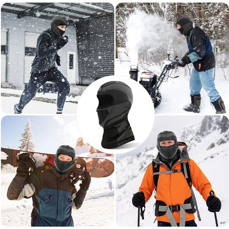 ASUPERMALL Cyclisme En Plein Air Balaclava Masque Visage Coupe-Vent Ski Masque Cache-Cou Pour Hommes Femmes Moto Course Peche, Taille M, Epaissie 4 ASUPERMALL Cyclisme En Plein Air Balaclava Masque Visage Coupe-Vent Ski Masque Cache-Cou Pour Hommes Femmes Moto Course Peche, Taille M, Epaissie – Image 2