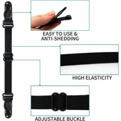 PERLE RARE 5pcs Attache Masque Protège Oreille Porte Masque Pour Enfants Adultes, Extenseur Réglable En Tissu Extension Avec Crochet, Noir -Protection des voies respiratoires Soldes 45345716 3