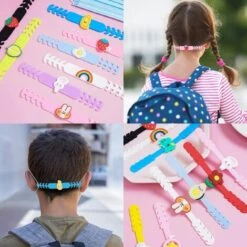 PERLE RARE Extenseur Sangle De Masque Souple En Silicone, Supports De Masque, Protection Oreille -Protection des voies respiratoires Soldes 45345805 4