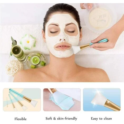 Kueatily Pinceau De Masque Facial, Applicateur Sans Poils En Silicone 3 Pièces Pour Masque, Masque Pour Les Yeux, Essence Ou Brosse De Maquillage De Beauté Bricolage, Couleur Aléatoire 5 Kueatily Pinceau De Masque Facial, Applicateur Sans Poils En Silicone 3 Pièces Pour Masque, Masque Pour Les Yeux, Essence Ou Brosse De Maquillage De Beauté Bricolage, Couleur Aléatoire – Image 3