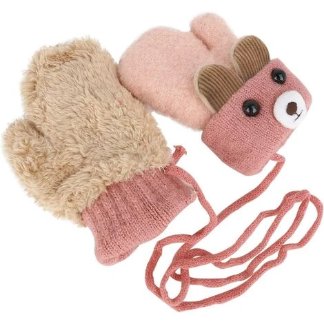 Moufles Bébé ThermiqueTriomphe Gants Hiver Automne Epais Mitaines Tricoté Crochet Chaud Douce Gants Plein-Doigts Motif Cartoon Mignon Gloves Ski Snowboard Camping Vélo Pour Enfants Garçons Filles 0-3 Ans 6 Moufles Bébé ThermiqueTriomphe Gants Hiver Automne Epais Mitaines Tricoté Crochet Chaud Douce Gants Plein-Doigts Motif Cartoon Mignon Gloves Ski Snowboard Camping Vélo Pour Enfants Garçons Filles 0-3 Ans – Image 4