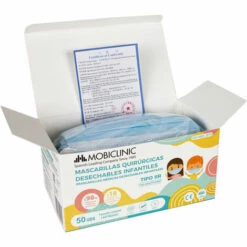 50 Masques Chirurgicaux IIR Pour Enfants (ou Adultes Taille XS) | 0,15€/ Pièce | Sans Graphène | Boîte De 50 Pièces | Mobiclinic 9 50 Masques Chirurgicaux IIR Pour Enfants (ou Adultes Taille XS) | 0,15€/ Pièce | Sans Graphène | Boîte De 50 Pièces | Mobiclinic -Protection des voies respiratoires Soldes 45794375 3