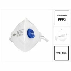 DRÃ€GER Dräger X-plore 1730 V FFP3 NR D Masques De Protection Respiratoire - 2 Pièces FFP3 Filtrant Les Particules Taille Universelle Avec Respirateur à Valve CoolMAX -Protection des voies respiratoires Soldes 45800337 5