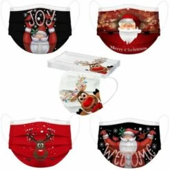 ILOVEMILAN 50 Pièces Faciaux_ Masques Visage ÉCharpe Adulte Bandana Facial Jetable Motif Imprimé Protection Respirante SéCurité PoussièRe Et Brume Air Filtré Ventilation Facile à Respirer Et Unisexe (mélanger)