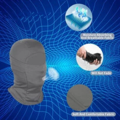 ILOVEMILAN Masque Facial Cagoule Protection UV Pour Hommes Femmes Pare-soleil Tactique Léger Ski Moto Course équitation (gris 1) -Protection des voies respiratoires Soldes 46032788 3