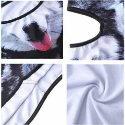 ILOVEMILAN Cagoule De Chien De Chat D'animal, Masque Facial Mignon De Chapeau D'Halloween Pour Les Festivals De Musique, Les Raves, Le Masque De Ski, La Fête (3D-D-07) -Protection des voies respiratoires Soldes 46032905 3