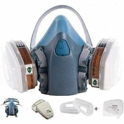 BARES 7 En 1 Demi-couverture 7502, Pour La Peinture, Le Polissage à La Machine, Le Soudage, Le Travail Des Mines De Charbon, Les Produits Chimiques, Le Travail Du Bois