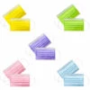 Masque Hygiénique Jetable -Masque Polypropylène à 3 Couches Léger Souple Et Respirant Pince à Nez Protection Faciale Haute Filtration [Non Réutilisable]，Irisfr（5 Couleurs，50pcs） -Protection des voies respiratoires Soldes 46378998 1