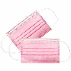 Masque Hygiénique Jetable -Masque Polypropylène à 3 Couches Léger Souple Et Respirant Pince à Nez Protection Faciale Haute Filtration [Non Réutilisable]，Irisfr（5 Couleurs，50pcs） -Protection des voies respiratoires Soldes 46378998 4