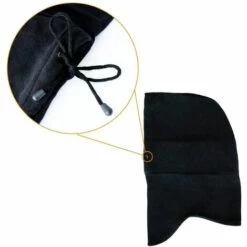 VERSAILLESFR Balaclava Chapeau Cagoule Moto Masque En Non-tissé Multifonction Pour Temps Froid Ski Outdoor Moto Montagne Camping Randonnée Hiver (Noir) -Versailles -Protection des voies respiratoires Soldes 46397324 5